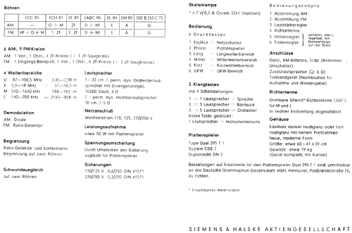 Phonosuper K7; Siemens & Halske, - (ID = 891541) Radio