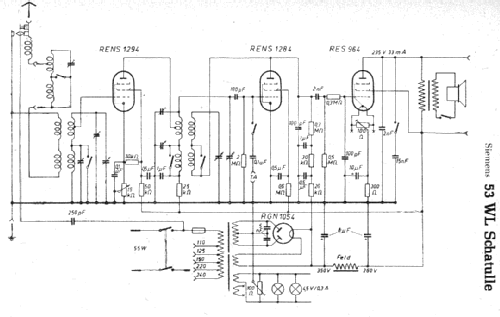 Dreiröhren-Schatulle 53WL; Siemens & Halske, - (ID = 6577) Radio