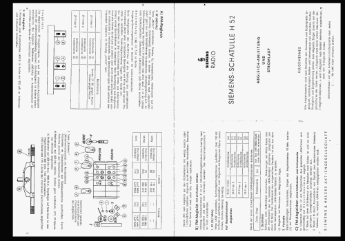 Schatulle H52; Siemens & Halske, - (ID = 24999) Radio