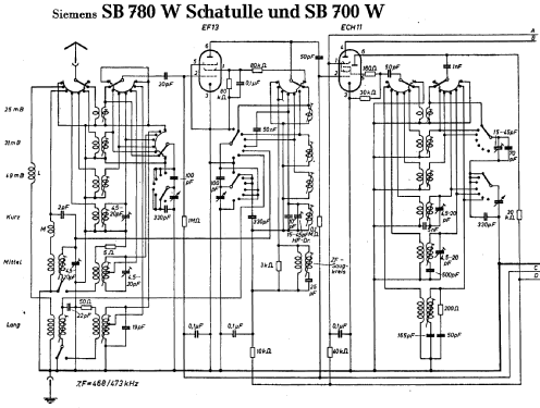 Schatulle SB700W; Siemens & Halske, - (ID = 655353) Radio