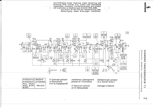 T1; Siemens & Halske, - (ID = 273346) Radio