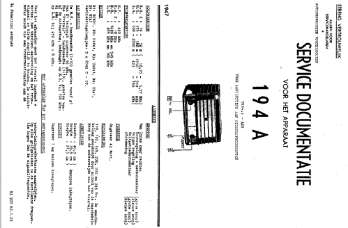 S194A, S194A -20; Siera; Belgien (ID = 654886) Radio