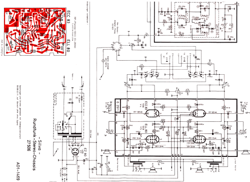 Stereo-Musiktruhe Ch= 27506; Silva Tonmöbel, (ID = 672161) Radio