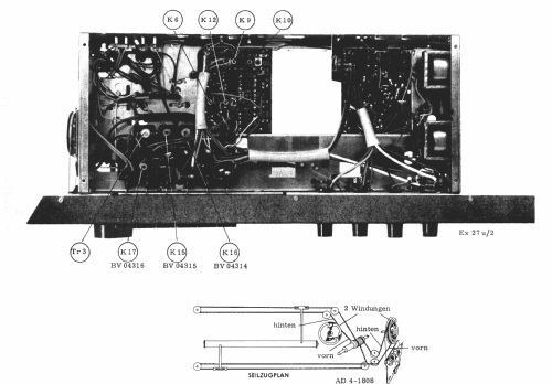 Stereo-Musiktruhe Ch= 27506; Silva Tonmöbel, (ID = 672162) Radio