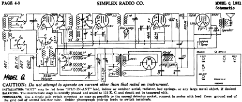 Q 1931 ; Simplex Radio Co.; (ID = 584314) Radio