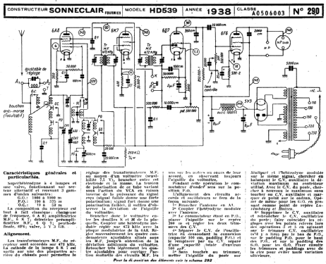 HD539; Sonneclair, (ID = 217655) Radio