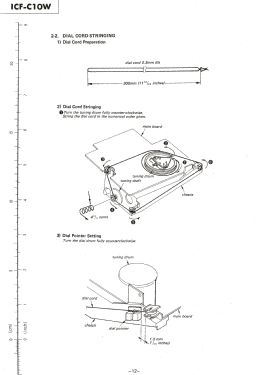 Digicube ICF-C10W; Sony Corporation; (ID = 2773241) Radio