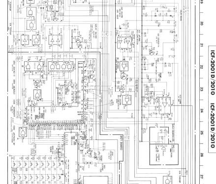 PLL Synthesized Receiver ICF-2001D; Sony Corporation; (ID = 378892) Radio