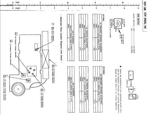 ICF-350L; Sony Corporation; (ID = 378607) Radio