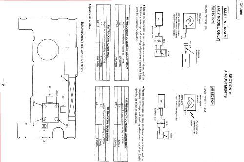 ICF 380 ; Sony Corporation; (ID = 1066974) Radio