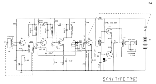 Transistor Six TR-63; Sony Corporation; (ID = 1684057) Radio