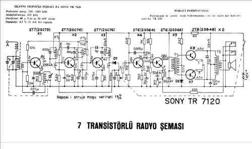 TR-7120; Sony Ireland, (ID = 105767) Radio