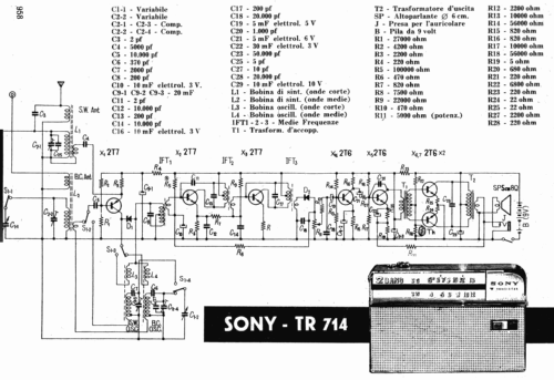 TR-714; Sony Corporation; (ID = 603716) Radio