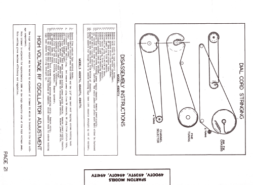 Sparton 4940TV ; Sparks-Withington Co (ID = 1285435) Television