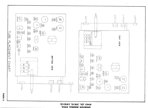 Sparton 4944 Ch= 24TB10; Sparks-Withington Co (ID = 1577301) Televisore