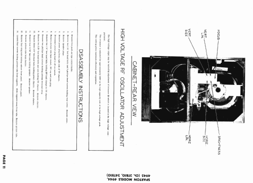 Sparton 4944 Ch= 24TB10; Sparks-Withington Co (ID = 1577307) Television