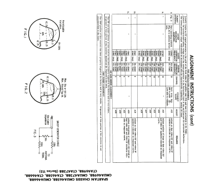 Ch= CTA466BB 115 Series; Spartan, Div. of (ID = 2021754) Television