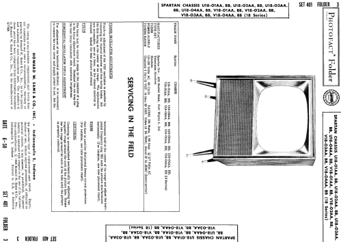 Ch= U18-03AA 18 Series; Spartan, Div. of (ID = 830050) Television