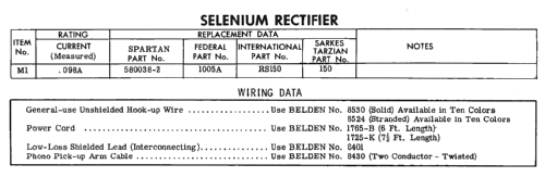 Chassis Ch= AMP-158AA; Spartan, Div. of (ID = 2550263) Ampl/Mixer