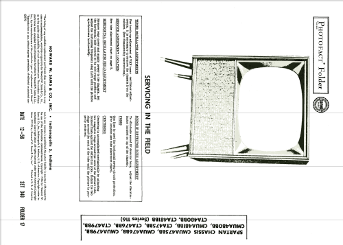 Ch= CMUA479BB 116 Series; Spartan, Div. of (ID = 2032473) Television