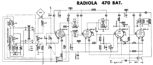 Radiola 470 BAT; SR, Svenska (ID = 1617400) Radio