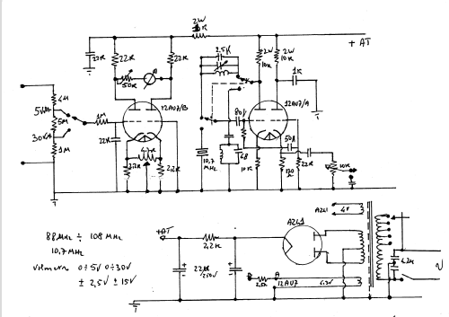 Generatore di segnali per FM ; SRE - Scuola Radio (ID = 270731) Equipment