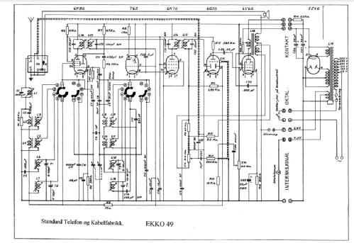 Ekko Konsolett ; Standard Telefon og (ID = 2685625) Radio