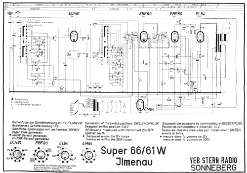 Ilmenau 66/61W ; Stern-Radio (ID = 647301) Radio