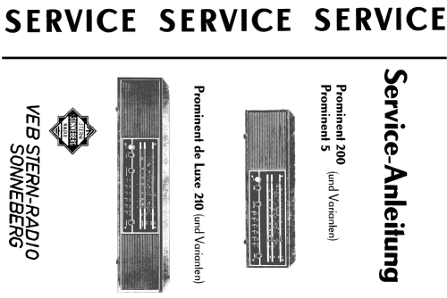 Prominent 200; Stern-Radio (ID = 305083) Radio