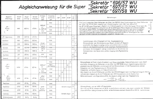 Sonneberg Sekretär 697/57WU; Stern-Radio (ID = 571984) Radio