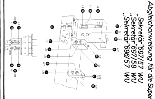 Sonra Sekretär 697/57WU; Stern-Radio (ID = 571988) Radio