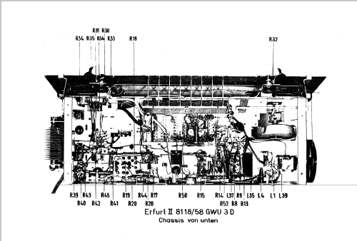 Sonra Erfurt 2 8118/58 GWU-3D; Stern-Radio (ID = 2341988) Radio