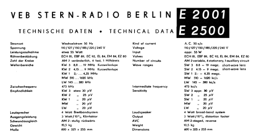 E2001; Stern-Radio Berlin, (ID = 1980615) Radio