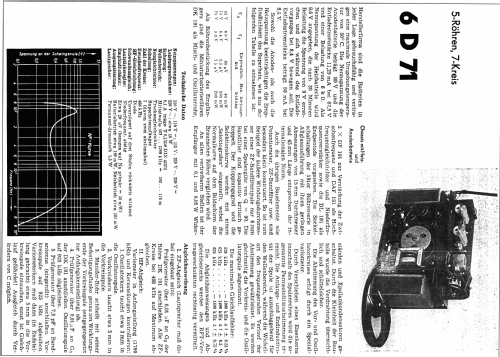 Koffersuper 6D71; Stern-Radio Berlin, (ID = 675631) Radio