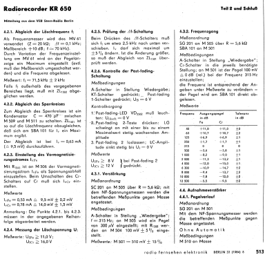 Steracord KR650; Stern-Radio Berlin, (ID = 2032292) Radio