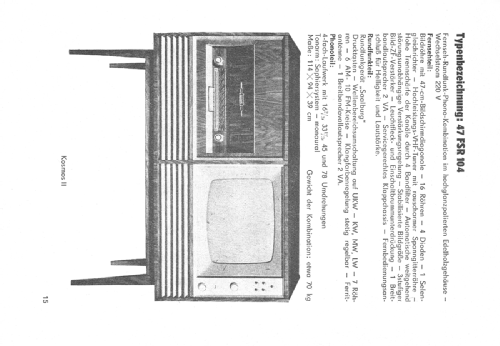 Kosmos II 47FSR104; Stern-Radio Staßfurt (ID = 2123206) TV Radio