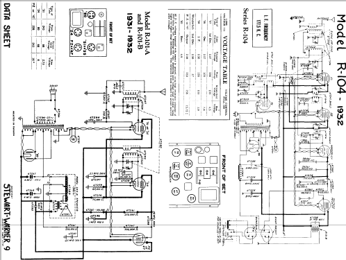 R-104 ; Stewart Warner; (ID = 579824) Radio