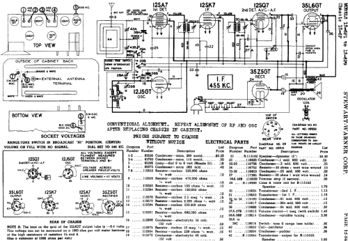 13-6P3 Ch= 13-6P; Stewart Warner Corp. (ID = 537783) Radio