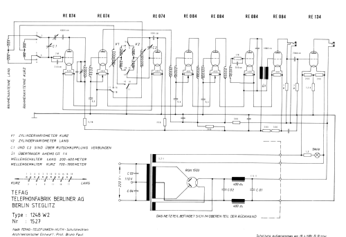 Supertefag 1248W2; Tefag; Telephon (ID = 986360) Radio