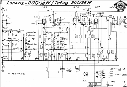 Tefadyn 200/38W; Tefag; Telephon (ID = 1093187) Radio