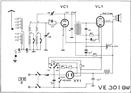 Volksempfänger VE301GW; TeKaDe TKD, (ID = 1209003) Radio