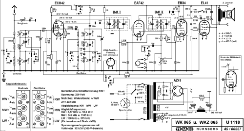 WKZ065; TeKaDe TKD, (ID = 513368) Radio