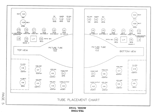 TV-149 ; Tele-Tone Radio Corp (ID = 1495050) Television