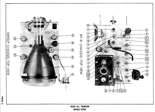 TV-208 ; Tele-Tone Radio Corp (ID = 579998) Television