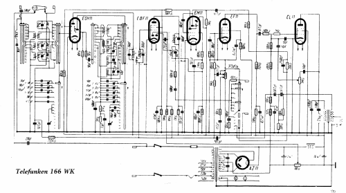 166WK ; Telefunken (ID = 1703523) Radio