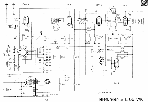 2L66WK; Telefunken (ID = 2636032) Radio