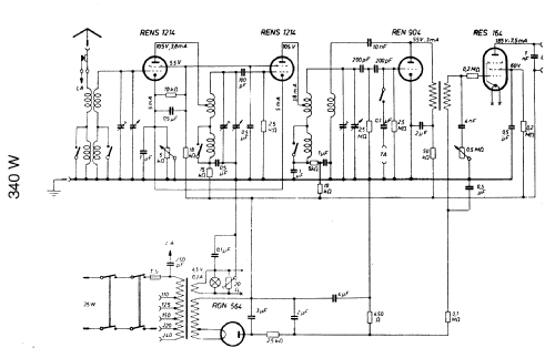 340WO; Telefunken (ID = 1276848) Radio