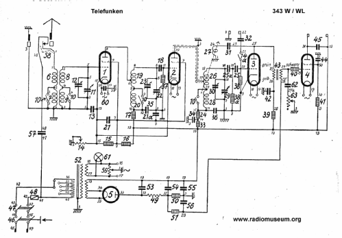 343W ; Telefunken (ID = 21229) Radio