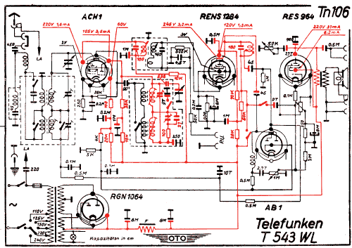 543WL ; Telefunken (ID = 3020738) Radio