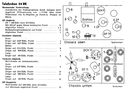 54BK; Telefunken (ID = 690665) Radio